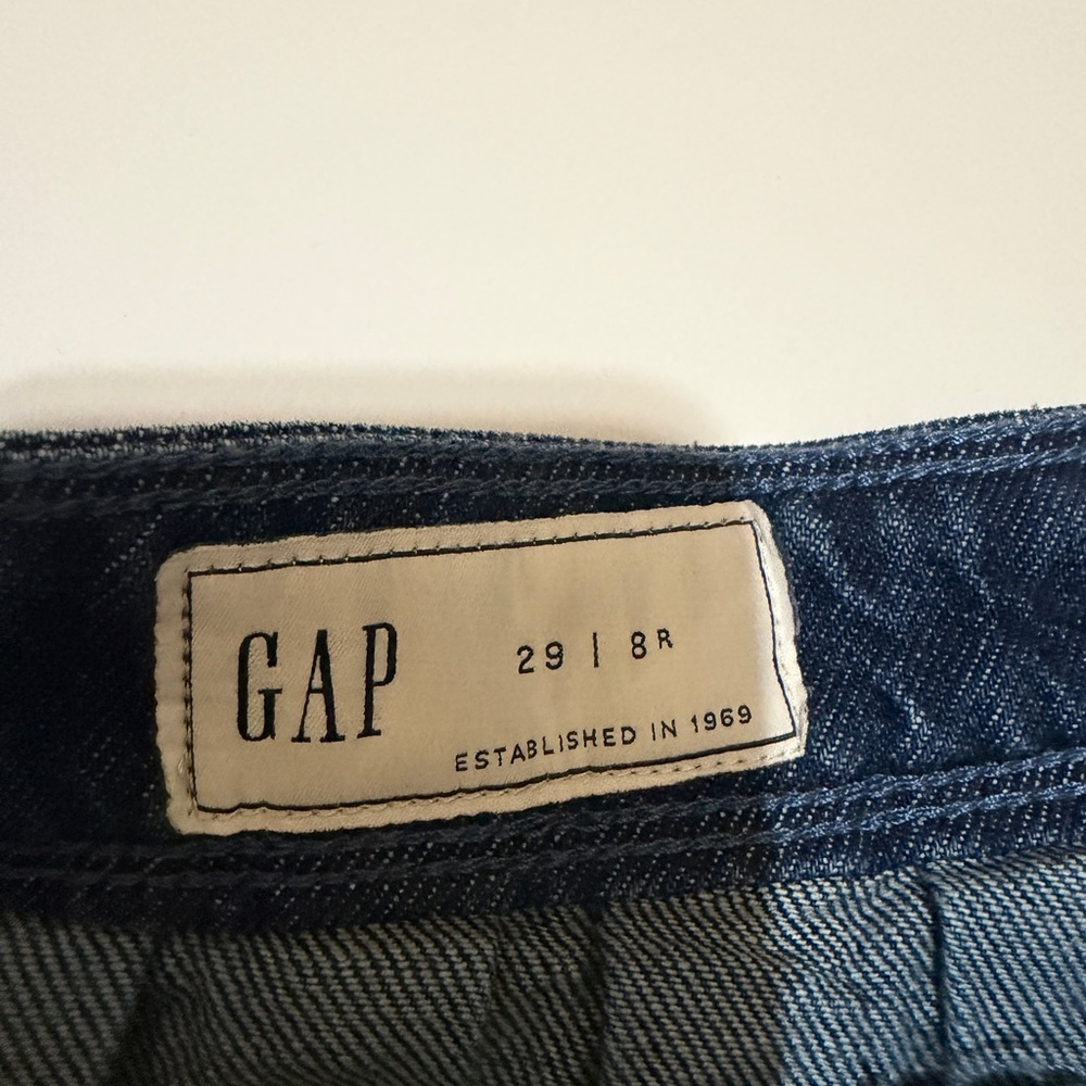 GAP Blue Denim Skater Skirt - Picture 3 of 3